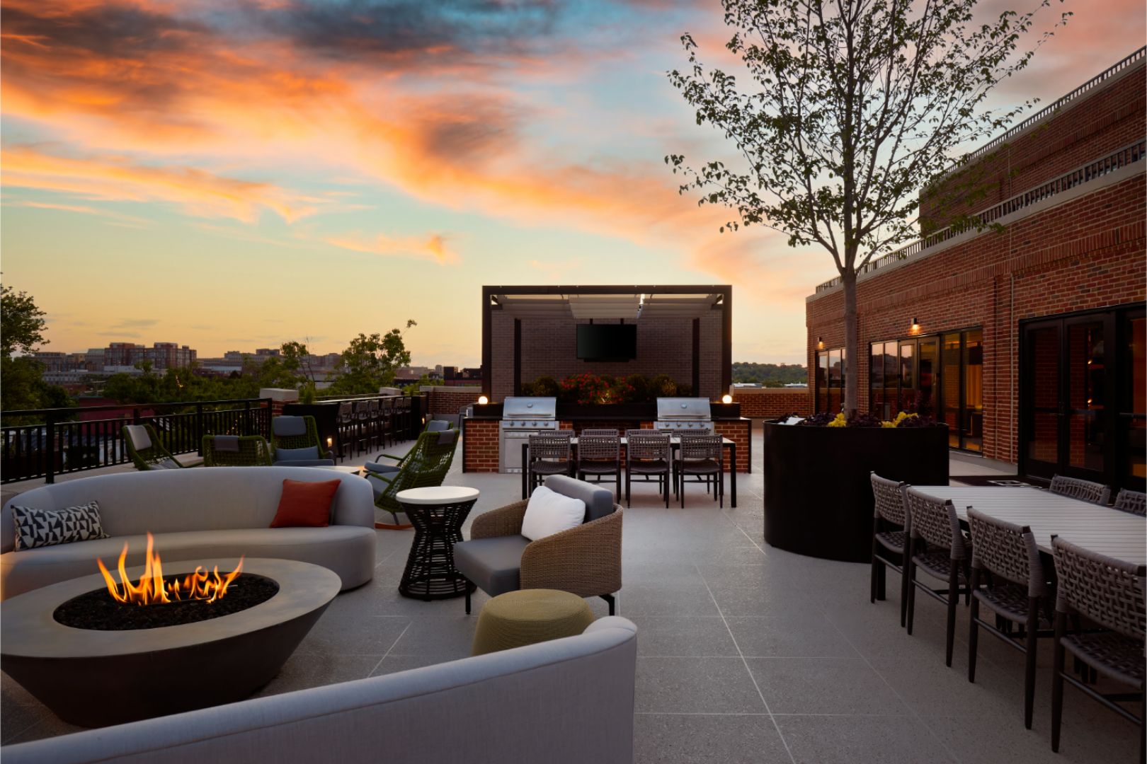 Rooftop Firepit